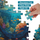 Rompecabezas de pájaro de plumas de cristal 1000 piezas