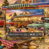 Stilvolles Blumenhunde-Puzzle 1000 Teile