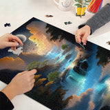 Black Gold Rose Rose Puzzle 1000 pièces