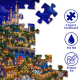 Stilvolles Blumenhunde-Puzzle 1000 Teile