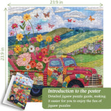 Flats pastoraux Puzzle de puzzle 1000 pièces