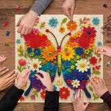 Regenbogenvogel -Sockenparty Puzzle 1000 Stücke