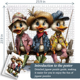 Puzzle della parata delle papere, 1000 pezzi