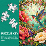 Stilvolles Blumenhunde-Puzzle 1000 Teile