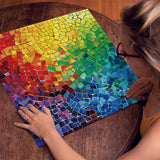 Rainbow Mosaic Jigsaw Puzzle 1000 Pieces