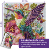 Gem Hummingbird Jigsaw Puzzle 1000 Pieces