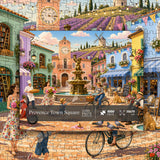 Elegante puzzle con cani con fiori, 1000 pezzi