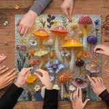 Bibliothèque de champignons Forest Puzzle 1000 pièces
