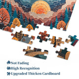 Puzzle colorato romantico da 1000 pezzi