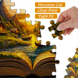 Silent Brook Village Jigsaw Puzzle 1000 pezzi