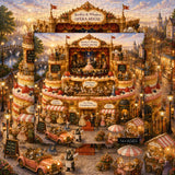 Elegante puzzle con cani con fiori, 1000 pezzi