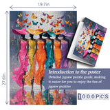 Butterfly and Muse Jigsaw Puzzle 1000 Pieces