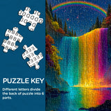 Puzzle Halloween dans la ville des épouvantails 1000 pièces