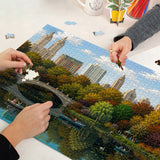 Elegante puzzle con cani con fiori, 1000 pezzi