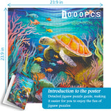 Turtle‘s Coral Adventure Jigsaw Puzzle 1000 Pieces