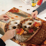 Elegante puzzle con cani con fiori, 1000 pezzi