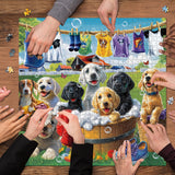 Naughty Puppy Jigsaw Puzzle 1000 Pieces