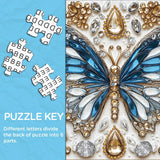 Butterfly's Crystal Symphony Jigsaw Puzzle 1000 Pieces