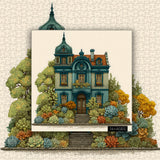 Puzzle Pomme Colorée en Fleurs 1000 Pièces