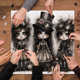 Puzzle con collage di foglie autunnali, 1000 pezzi