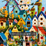 Elegante puzzle con cani con fiori, 1000 pezzi