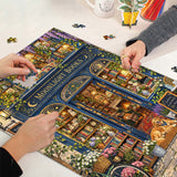 Puzzle élégant de chiens de fleurs 1000 pièces