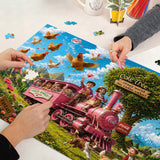 Fantasy Train Jigsaw Puzzle 1000 Pieces