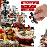 Christmas Living Room Jigsaw Puzzle 1000 Pieces