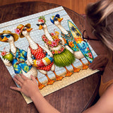 Ducks on Vacation Jigsaw Puzzle 1000 Pieces