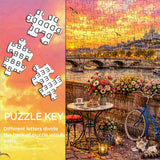 Stilvolles Blumenhunde-Puzzle 1000 Teile