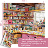 Colorful Art Studio Jigsaw Puzzle 1000 Pieces
