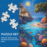 Puzzle del castello fantasy 1000 pezzi