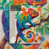 Elegante puzzle con cani con fiori, 1000 pezzi