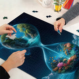 Color Cat Jenga Puzzle 1000 Teile