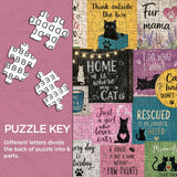 Stilvolles Blumenhunde-Puzzle 1000 Teile