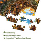 Elegante puzzle con cani con fiori, 1000 pezzi