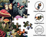 Mushroom Garden Embroidery Jigsaw Puzzle 1000 Pieces