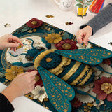 Floral Bee Jigsaw Puzzle 1000 Pieces