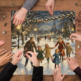 Puzzle élégant de chiens de fleurs 1000 pièces