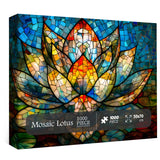 Mosaic Lotus Jigsaw Puzzle 1000 Pieces