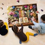 Floral Painting Desk Jigsaw Puzzle 1000 Pieces