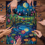 Blooming Moonscape Jigsaw Puzzle 1000 Pieces