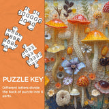 Bibliothèque de champignons Forest Puzzle 1000 pièces