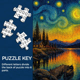 Elegante puzzle con cani con fiori, 1000 pezzi