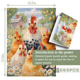 Elegante puzzle con cani con fiori, 1000 pezzi