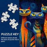 Puzzle colorato romantico da 1000 pezzi