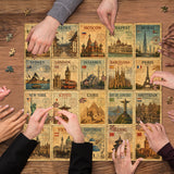 Buntes Romantik-Puzzle 1000 Teile