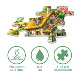 Stilvolles Blumenhunde-Puzzle 1000 Teile
