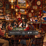 Elegante puzzle con cani con fiori, 1000 pezzi