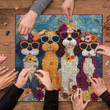 Puzzle per uccelli con piuma di cristallo 1000 pezzi